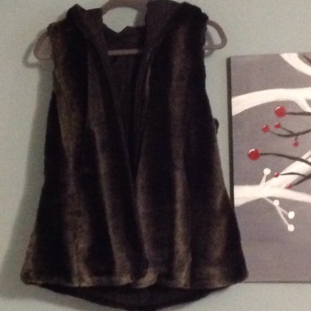 Awesome faux fur vest